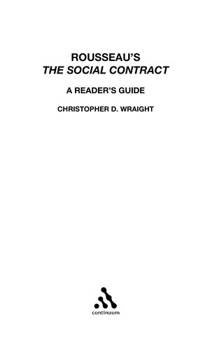 Cover for Rousseau's the social contract