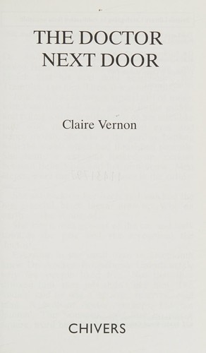 Cover for The Doctor Next Door
