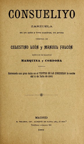 Cover for Consueliyo
