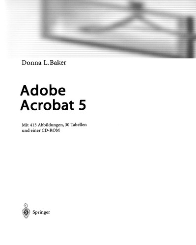 Cover for Adobe Acrobat 5