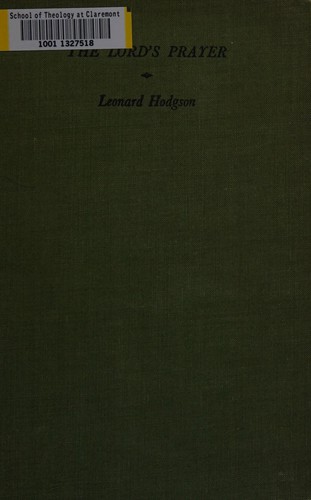 Cover for The Lord's prayer