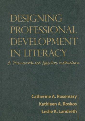 Cover for Designing Professional Development in Literacy