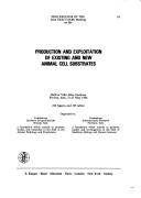Cover for Production and Exploitation of Existing and New Animal Cell Substrates (Developments in Biologicals)