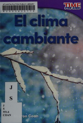 Cover for El clima cambiante