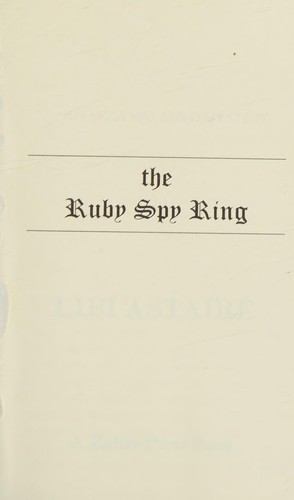 Cover for The Ruby Spy Ring