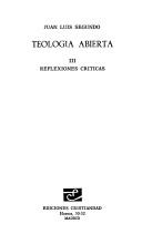 Cover for Teología abierta