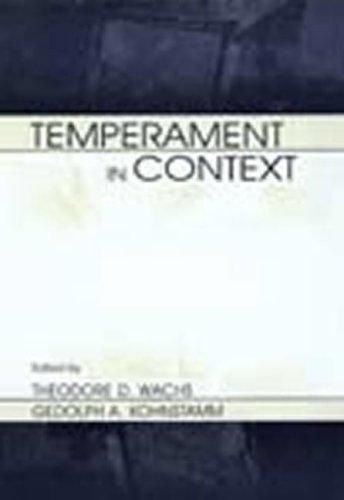 Cover for Temperament in Context