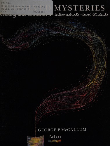 Cover for Unsolved Mysteries (Nelson Skills Programme - Reading Skills)