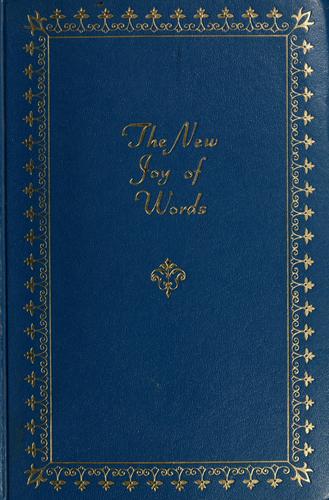Cover for The New joy of words.