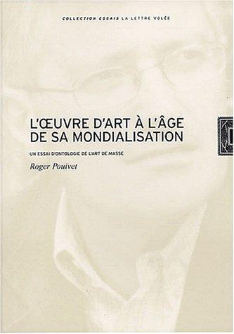 Cover for Oeuvre d'art a l'age de la mondialisation