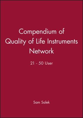 Cover for Compendium of Quality of Life Instruments Network 21 - 50 User