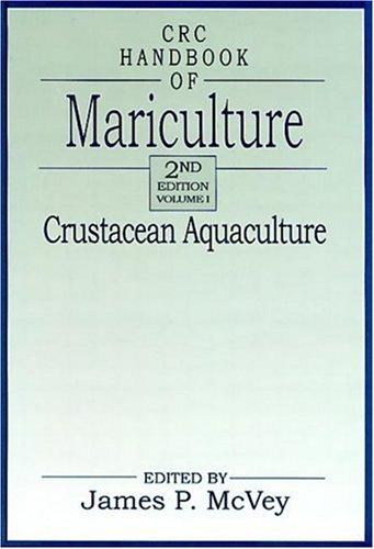 Cover for CRC handbook of mariculture