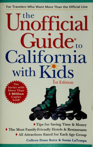 Cover for The unofficial guide to California with kids