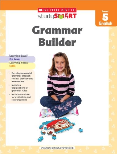 Cover for Scholastic Study Smart Grammar Builder Grade 5
