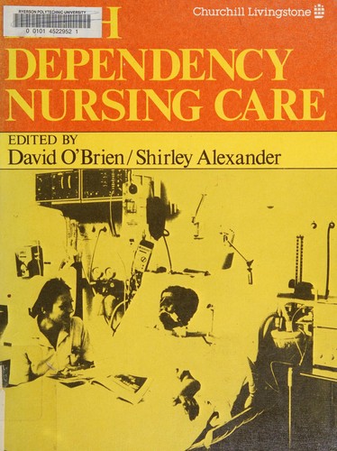 Cover for High dependency nursing care