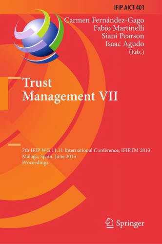 Cover for Trust Management VII