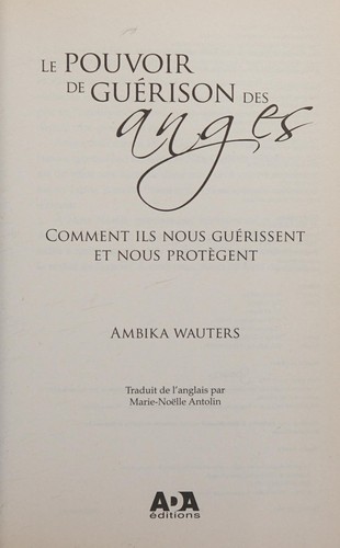 Cover for Le pouvoir de guérison des anges