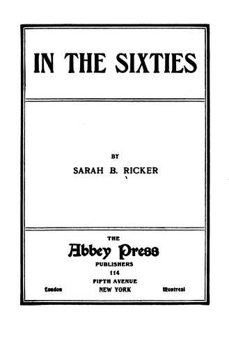 Cover for In the sixties