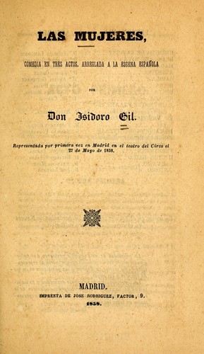 Cover for Las mujeres