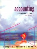 Cover for Accounting, Chapters 12-26 (4th Edition)