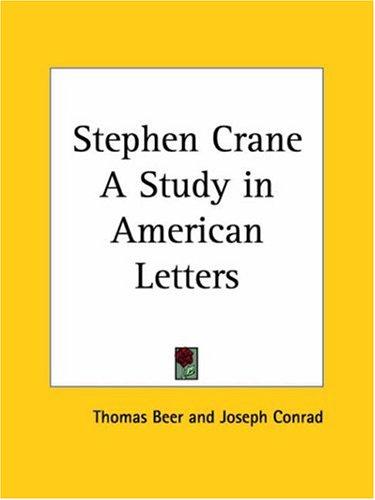 Cover for Stephen Crane