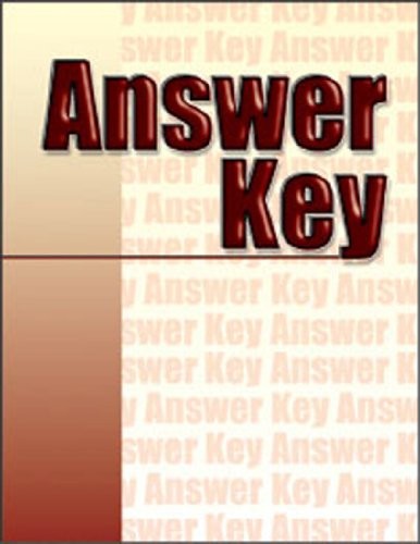 Cover for Stationary Engineering Answer Key