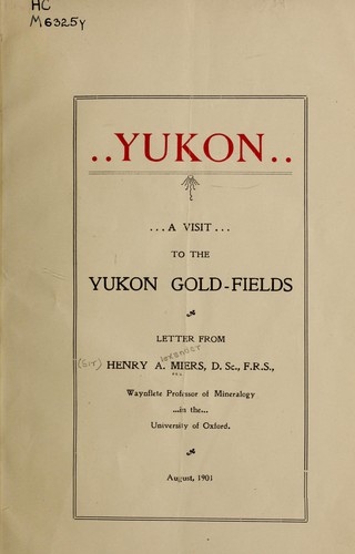 Cover for Yukon; a visit to the Yukon gold-fields