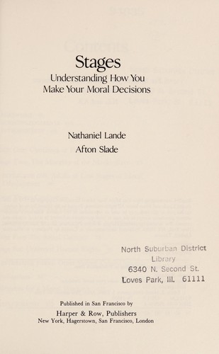 Cover for Stages