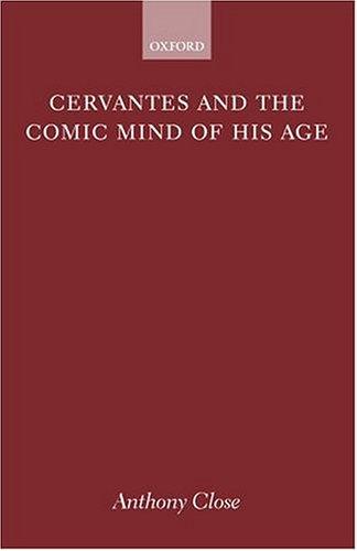 Cover for Cervantes and the comic mind of his age