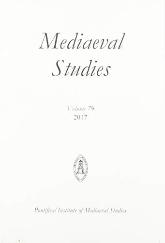 Cover for Mediaeval Studies 79