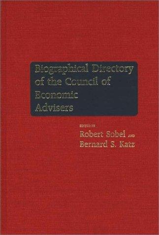 Cover for Biographical directory of the Council of Economic Advisers