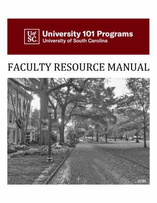 Cover for University 101 Faculty Resource Manual