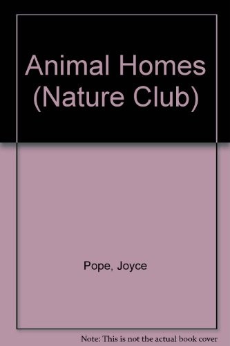 Cover for Animal homes