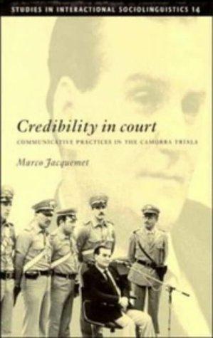 Cover for Credibility in court
