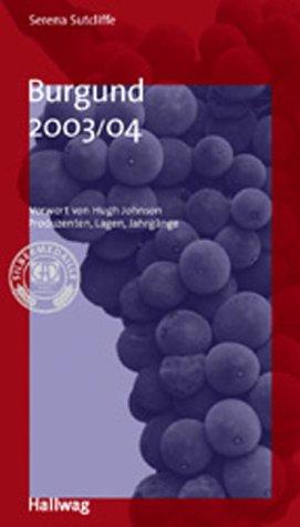 Cover for Burgund 2003/04. Die Taschenführer
