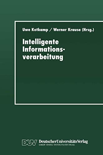 Cover for Intelligente Informationsverarbeitung
