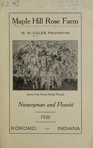 Cover for 1920 [price list]
