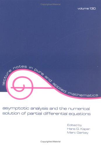 Cover for Asymptotic analysis and the numerical solution of partial differential equations