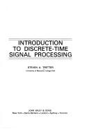 Cover for Introduction to discrete-time signal processing