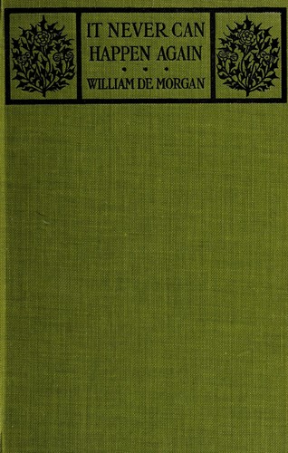 Cover for It never can happen again