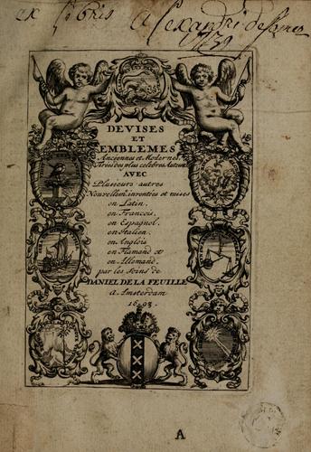 Cover for Devises et emblemes, anciennes et modernes