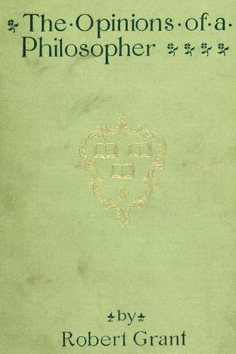 Cover for The opinions of a philosopher