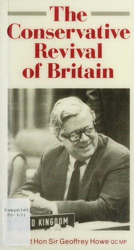 Cover for The Conservative revival of Britain
