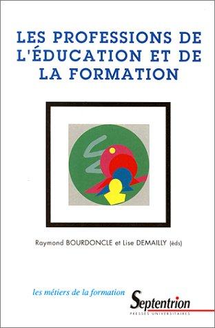 Cover for Les professions de l'éducation et de la formation