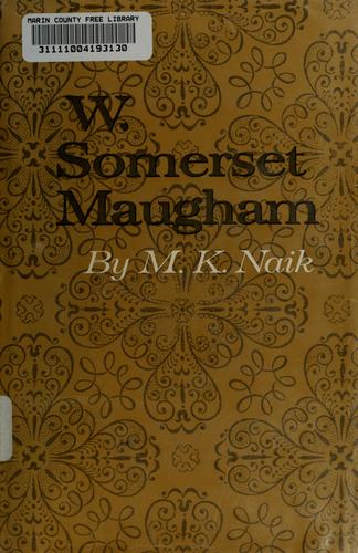 Cover for W. Somerset Maugham