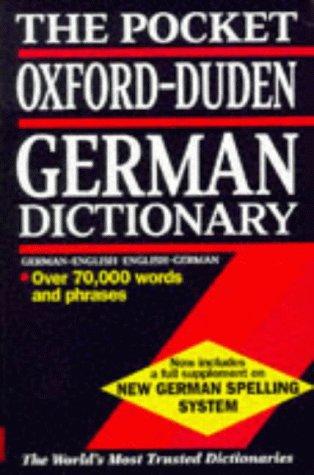 Cover for The pocket Oxford-Duden German dictionary