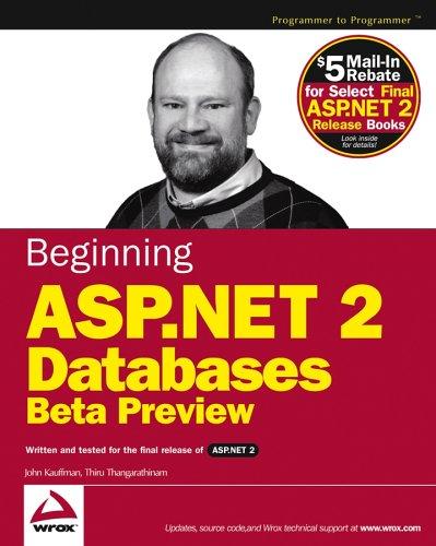 Cover for Beginning ASP.NET 2.0 databases