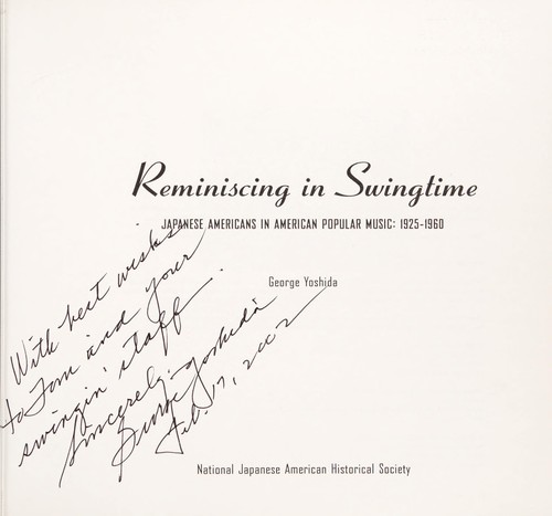 Cover for Reminiscing in swingtime