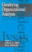 Cover for Gendering organizational analysis