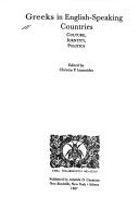 Cover for Greeks in English-Speaking Countries